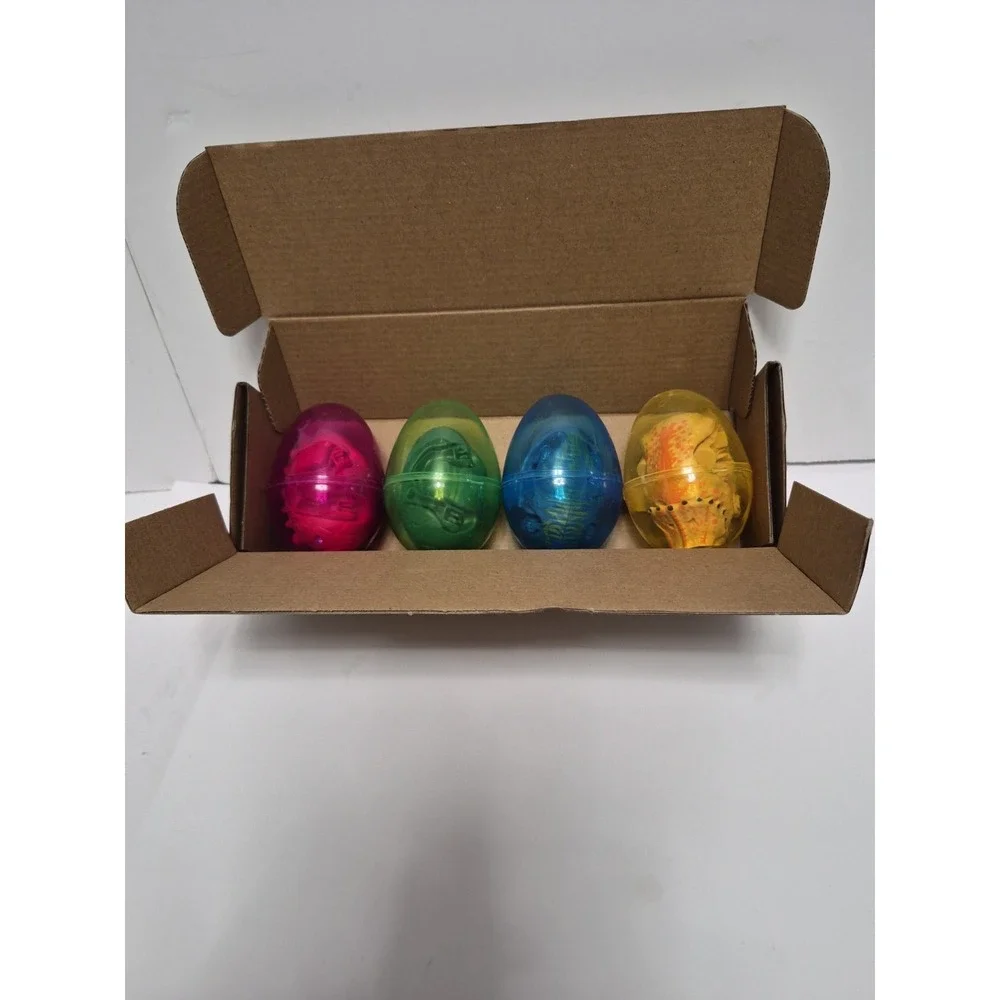4 Pack Jumbo Dinosaur Deformation Eggs - Perfect for BIRTHDAY Baskets & Gifts
